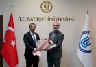 Bayburt Ülkü Ocakları'ndan Rektör Mutlu Türkmen'e Öğretmenler Günü Ziyareti